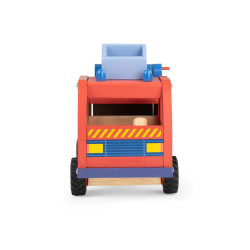 Camion de pompier en bois - Avenue du Moulin - Moulin Roty