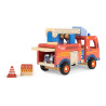 Camion de pompier en bois - Avenue du Moulin - Moulin Roty