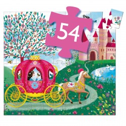 Puzzle 54 pièces  Le carrosse d'Elise de Djeco | poissondavril38.com