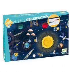 Puzzle 200pcs Observation l'espace | poissondavril38.com