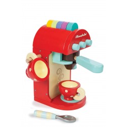 Machine à café en bois et ses accessoires de la marque le toy van