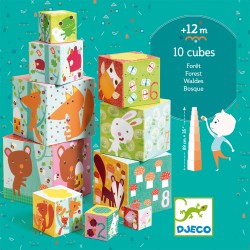 10 Cubes forêt - Djeco