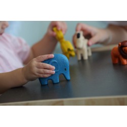 Figurine : 4 animaux de la Savane - Plan toys