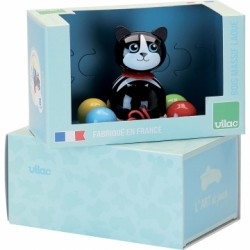 Minou le chat à tirer en bois - Vilac