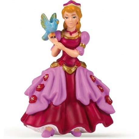 Figurine Princesse Laëtitia Rose A L'Oiseau - Papo Figurine Princesse Laëtitia Rose A L'Oiseau - Papo