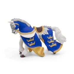Figurine Cheval Du Roi Arthur Bleu - Papo