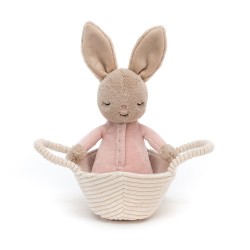 Peluche Lapin Dans Son Couffin Rose - Jellycat