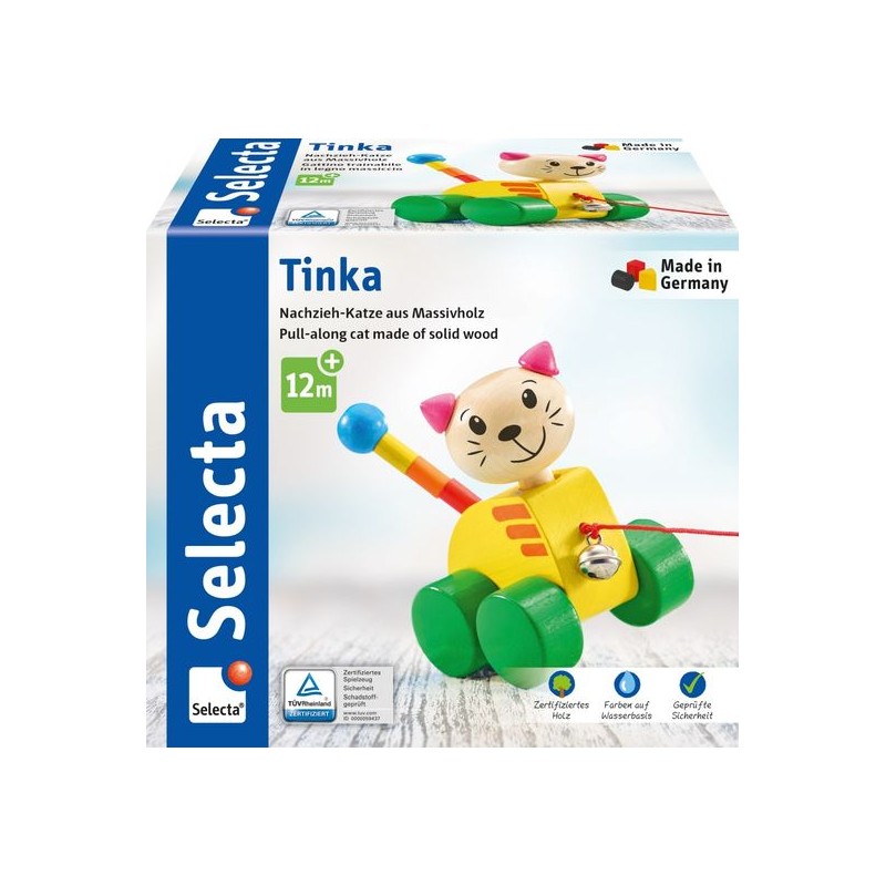 Tinka Chat A Tirer En Bois - Selecta