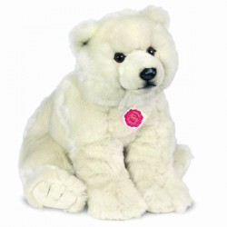 Peluche Ours Blanc Assis 50...