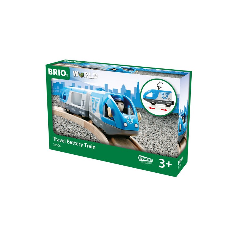BRIO World - 33506 - Train de voyageurs à pile -…
