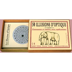 50 Illusions d'optique -...