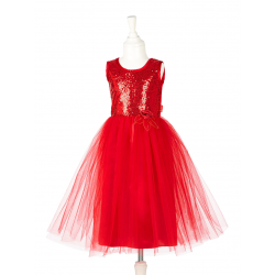 Déguisement robe Scarlet rouge 5/7 ans - Souza