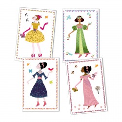 Stickers Et Paperdolls : Robes Des 4 Saisons - Djeco