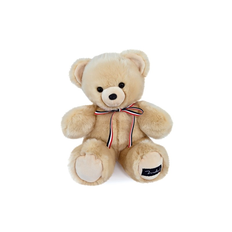 Peluche Lou, L'ours Français Beige 35cm - Maïlou