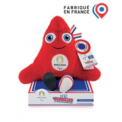 Peluche Mascotte JO paralympiques 2024 Articulée - Made in France