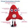Peluche Mascotte JO paralympiques Paris 2024 Articulée - Made in France