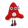 Peluche Mascotte JO paralympiques Paris 2024 Articulée - Made in France