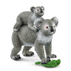 Figurines Maman Koala Avec Son Bébé - Schleich