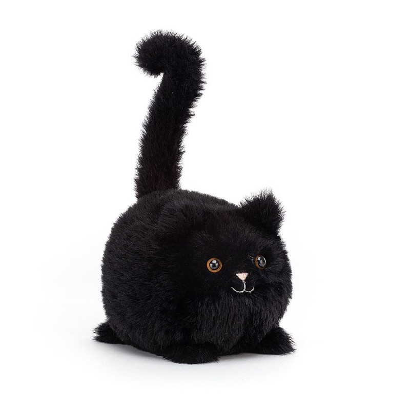 Peluche chat noir Lucky Cat 19cm, Jellycat - La Malle à Confettis